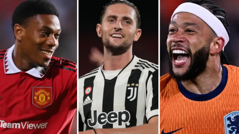 Martial, Depay & Rabiot – the free agents still available